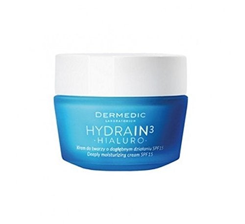 [Australia] - DERMEDIC - HYDRAIN3 - HIALURO - Deeply moisturizing cream SPF 15-50 ml - Recommended for dry, very dry and dehydrated skin - Hypoallergenic 