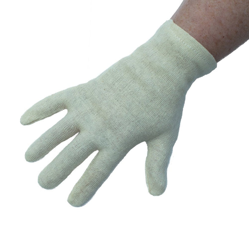 [Australia] - Dermatological Moisturising Lint/Cotton Gloves. Promotes Cream Absorption. Perfect for Dry Skin Conditions, Spa Sleep Beauty Gloves (2 Pairs) 