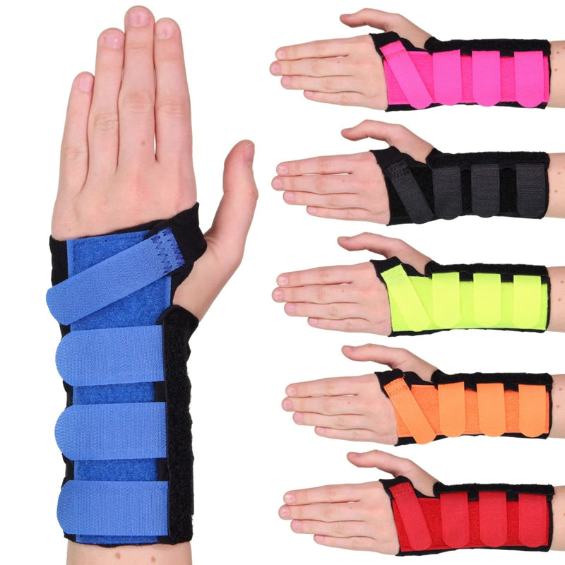 [Australia] - SOLACE BRACING Cool-Flow Wrist Support (6 Striking Colours) - British Made & NHS Approved Flexible Wrist Brace with Removable Splint - Advanced Breathable Stomatex Microclimate Technology - Ideal for Carpal Tunnel, Arthritis, Tendonitis, RSI, Gym, Work... 