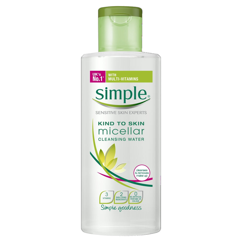 [Australia] - Simple Micellar Cleansing Water, Make up Remover, Kind to Skin 2-Month Pack (6 x 200 ml) 