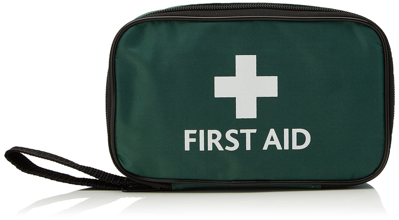 [Australia] - RELIANCE MEDICAL HSE 1 Person First Aid Kit in Small Green Pouch For Home Car Holiday And Workplace - Essentials For Everyday Situations 
