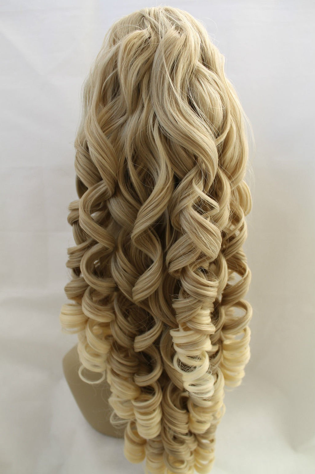 [Australia] - New Long Synthetic Curly Light Mix Blonde Mix Dark Blonde Claw Clip Ponytail Hair Piece Extension 22" (Light Mix Blonde #24613) Light Mix Blonde #24613 