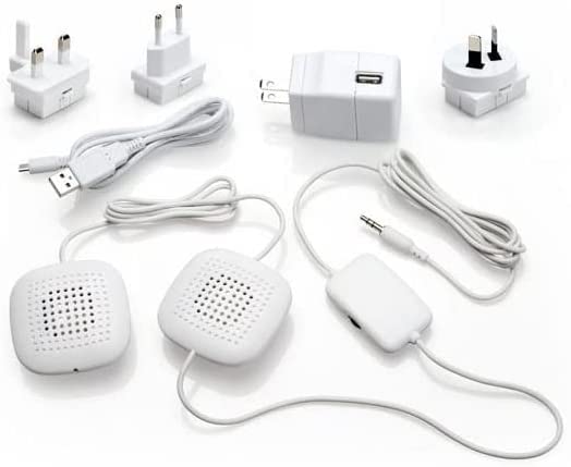 [Australia] - Sound Oasis Amplified Stereo Pillow Speakers In-Line Volume Control for Audio, Sound Masking or Tinnitus Relief 