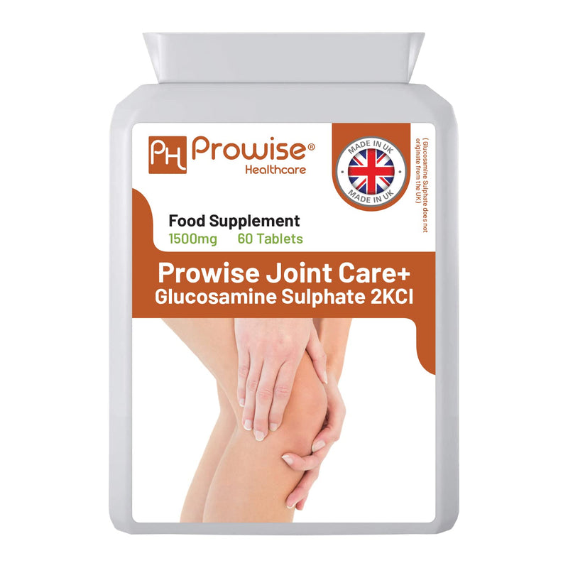 [Australia] - Glucosamine Sulphate 2KCL I Glucosamine 1500mg 60 Tablets (2 Month Supply) I High Strength Glucosamine for Joint Health I Gluten & Dairy Free I Made in The UK by Prowise Healthcare 