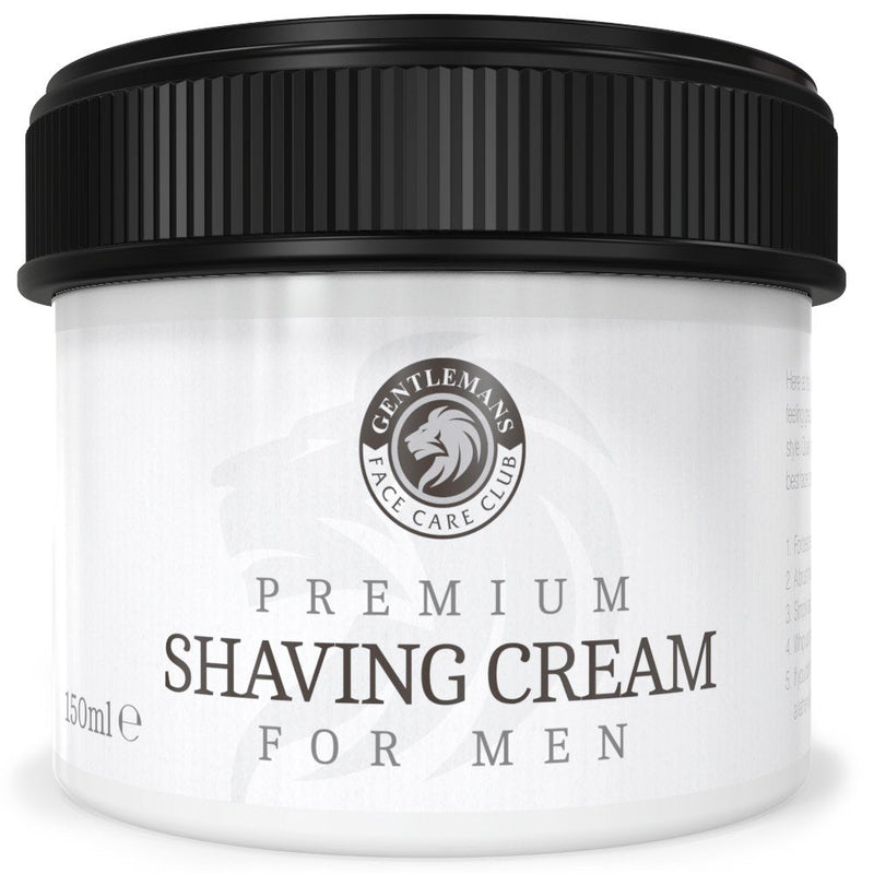 [Australia] - Shaving Cream - Luxury Sandalwood Shave Cream From Gentlemans Face Care Club - Large 90 Day Supply 150ml Pot + 100% Money Back Guarantee 