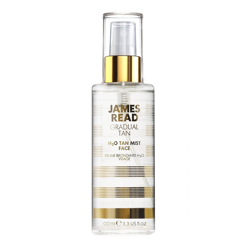 [Australia] - JAMES READ H2O Tan Mist for Face 100ml LIGHT/MEDIUM Gradual Self-Tan Hydrating & Cooling Tanning Spray Infused with Rose Water Fast Drying Formula, Suitable for all Skin Tones & Types 