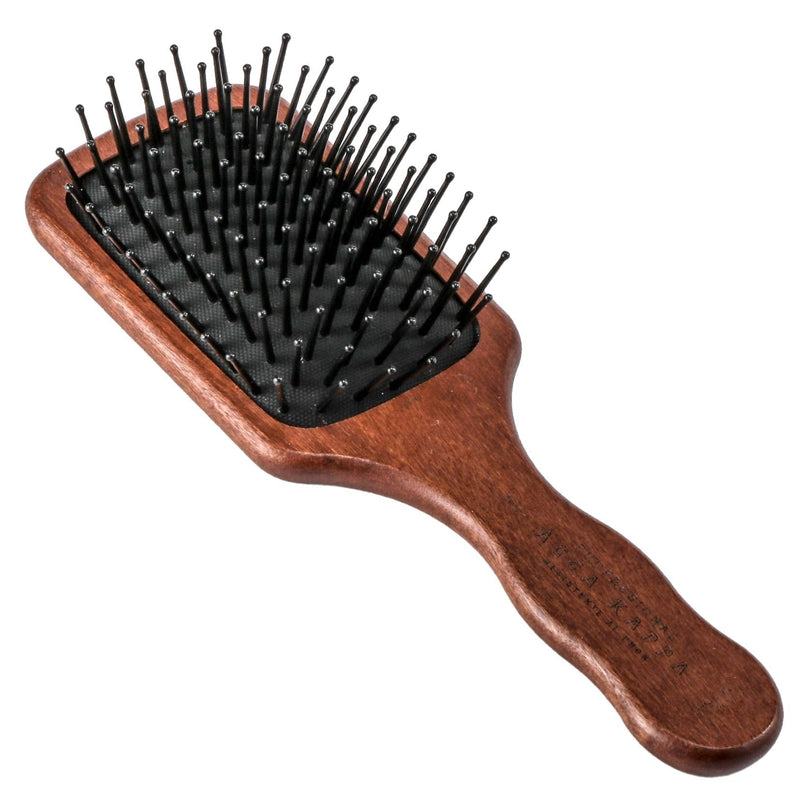 [Australia] - Acca Kappa Pneumatic Kotib√© Wood Paddle Brush with Pom Pins, Travel Size 