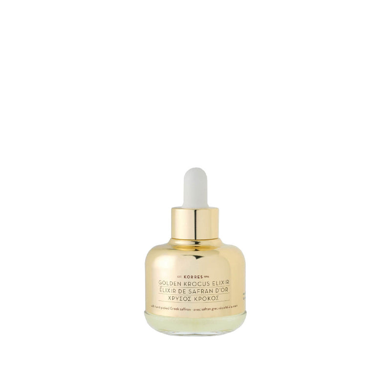 [Australia] - KORRES Natural Golden Krocus Ageless Saffron Elixir, Vegan Face Serum 