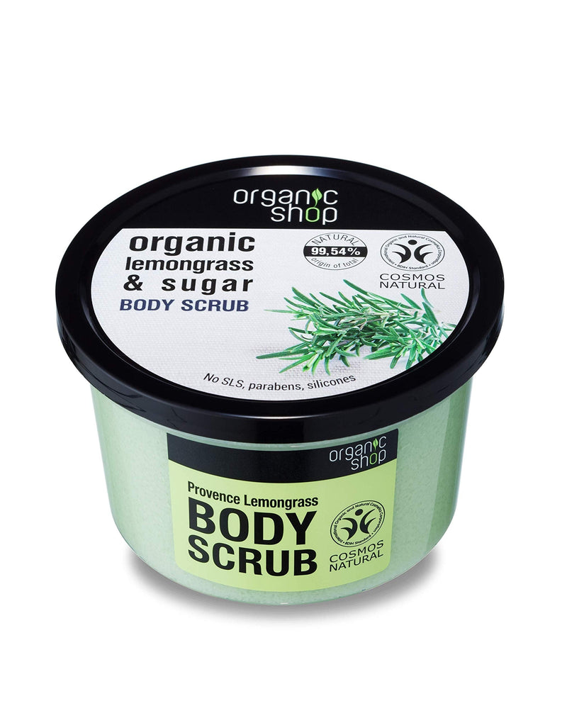[Australia] - Organic Shop Provence Lemongrass Body Scrub, 250 ml 