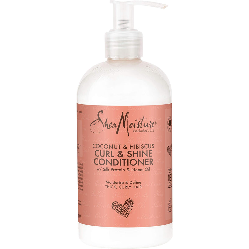 [Australia] - Shea Moisture Coconut and Hibiscus Curl and Shine Conditioner, 379 ml 379 ml (Pack of 1) 