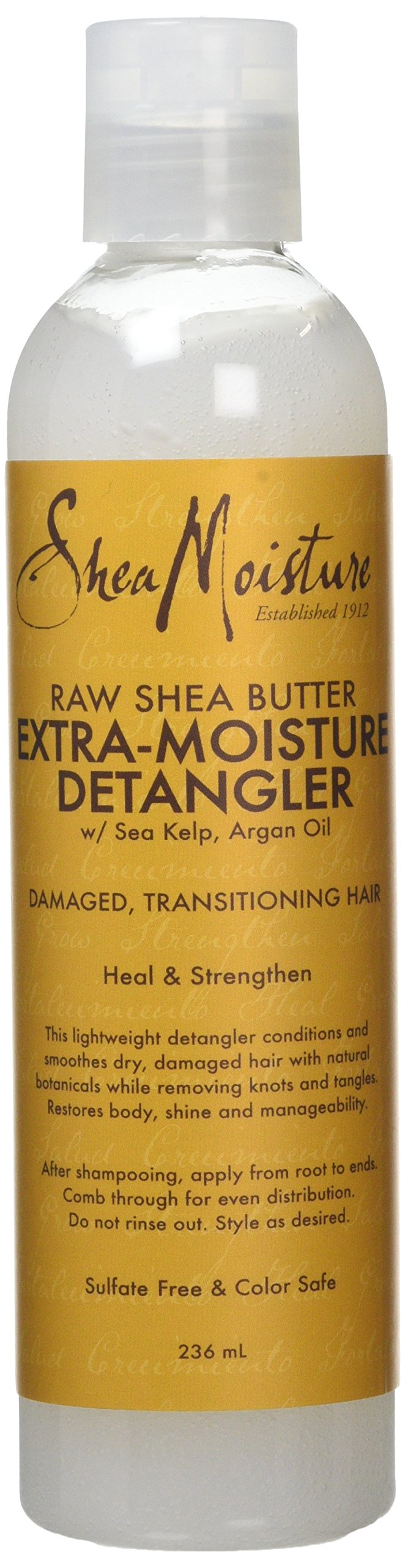 [Australia] - SheaMoisture Raw Shea Butter silicone and sulphate free hair detangler Extra Moisture Detangler for damaged, transitioning hair 237 ml 