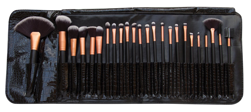 [Australia] - Rio Professional Cosmetic Make Up Brush Set - 24-Piece 