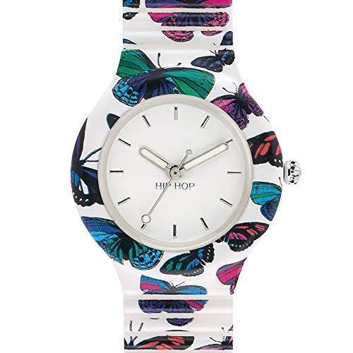 [Australia] - HIP HOP - Women's Watch - Animals Addicted Collection - Silicon Watch Band - Diameter 32mm - Water Resistant Butterflies 