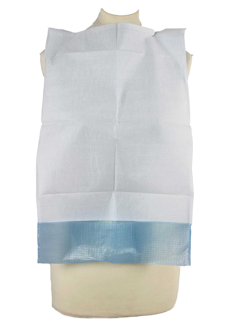 [Australia] - Disposable Bibs with Crumb Catcher 66X37 CM Napkins Disposable Pack Of 50 Disposable Napkins Pack of 100 