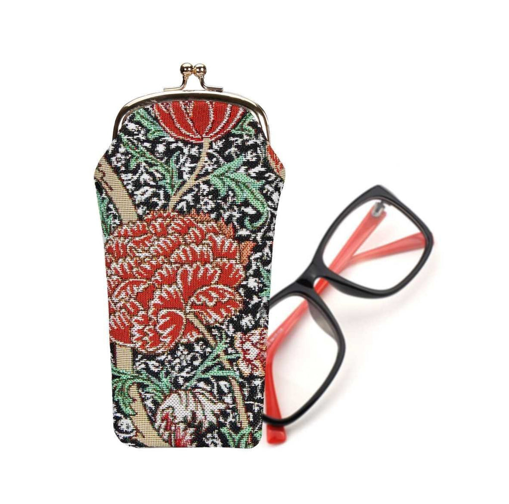 [Australia] - Signare Tapestry Glasses Case for Women Eyeglass Case with William Morris Design The Cray 