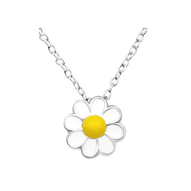 [Australia] - Daisy Flower Necklace and Pendant - Sterling Silver 