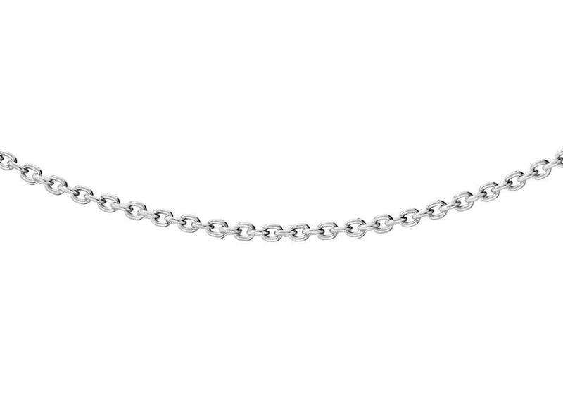 [Australia] - Tuscany Silver Sterling Silver Adjustable Trace Chain of 30.5 cm/12 inch - 35.5 cm/14 inch 