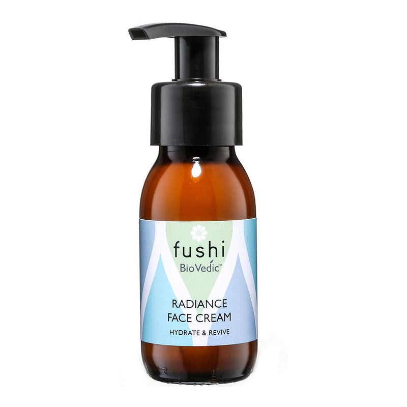 [Australia] - Fushi Biovedic Radiance Face Cream 50ml |Fresh Pressed | Ayurvedic Herb Manjisthta, Kalahari Melon Seed & Rice Bran Oils |Best For Hydration, Nourishing & Skin Brightening | Manufactured In The UK 