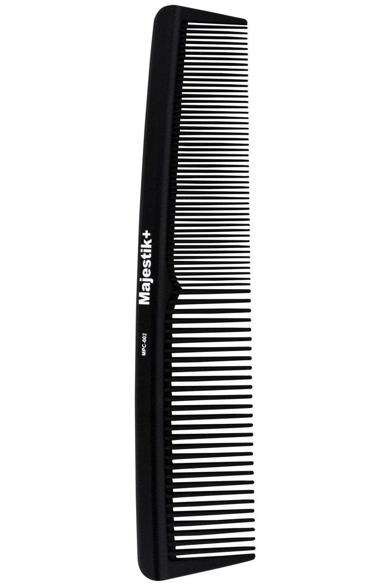 [Australia] - Hair Comb- a Professional Hairdressing Carbon Fibre Comb, Master Barber and Salon Comb, Anti Static, Heat Resistant, Strong & Durable, Medium and Fine Tooth in Black 