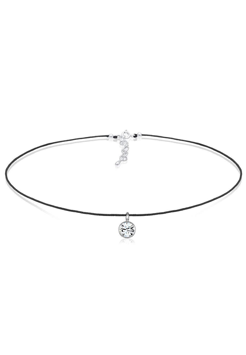 [Australia] - Elli Necklace Women Choker Trend with Crystals in 925 Sterling Silver 36 