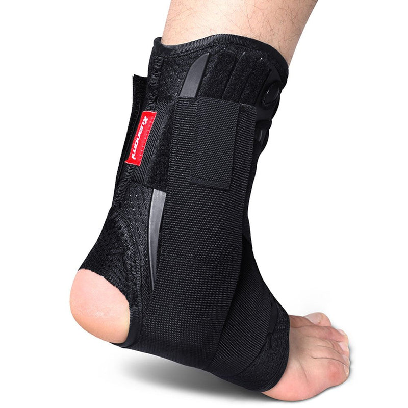 [Australia] - Kuangmi Ankle Brace Stabilizers Adjustable Ankle Support for Sports Protect, Sprained Ankle, Ligament Damage, Injury Recovery (Small) S 