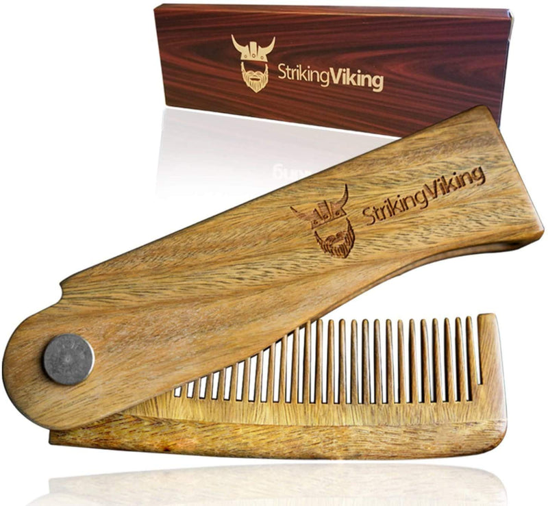 [Australia] - Striking Viking Folding Wood Comb 