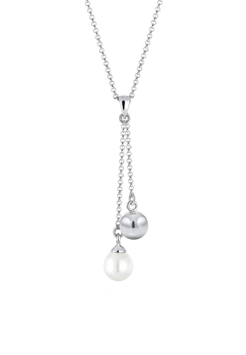 [Australia] - Elli Necklace Elli Necklace Y-Necklace Pearl 925 Sterling Silver 