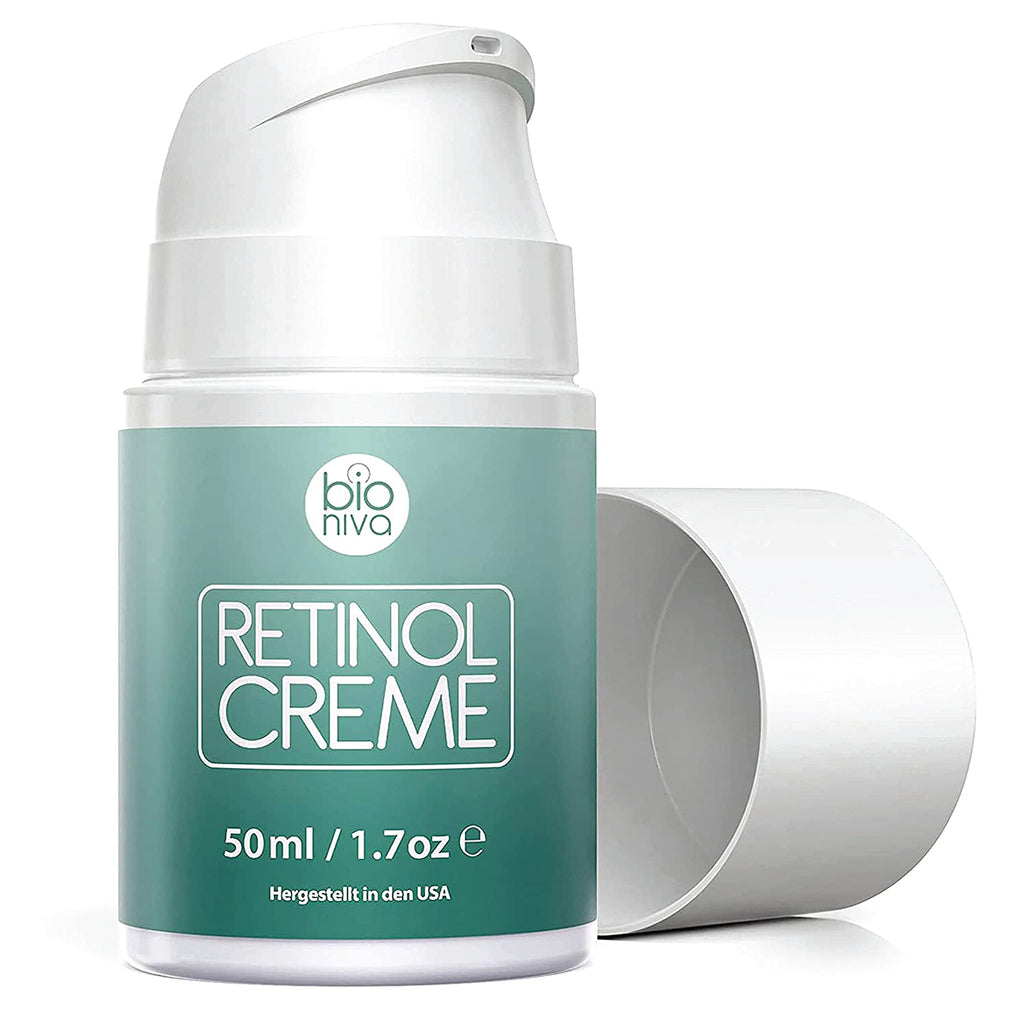 [Australia] - Award Winning Bioniva Retinol Moisturizer Cream - 2.5% Retinol Liposome Delivery System with Vitamin C, Aloe, & Vegan Hyaluronic Acid - Anti Aging & Anti Wrinkle Face Cream. 50ml 