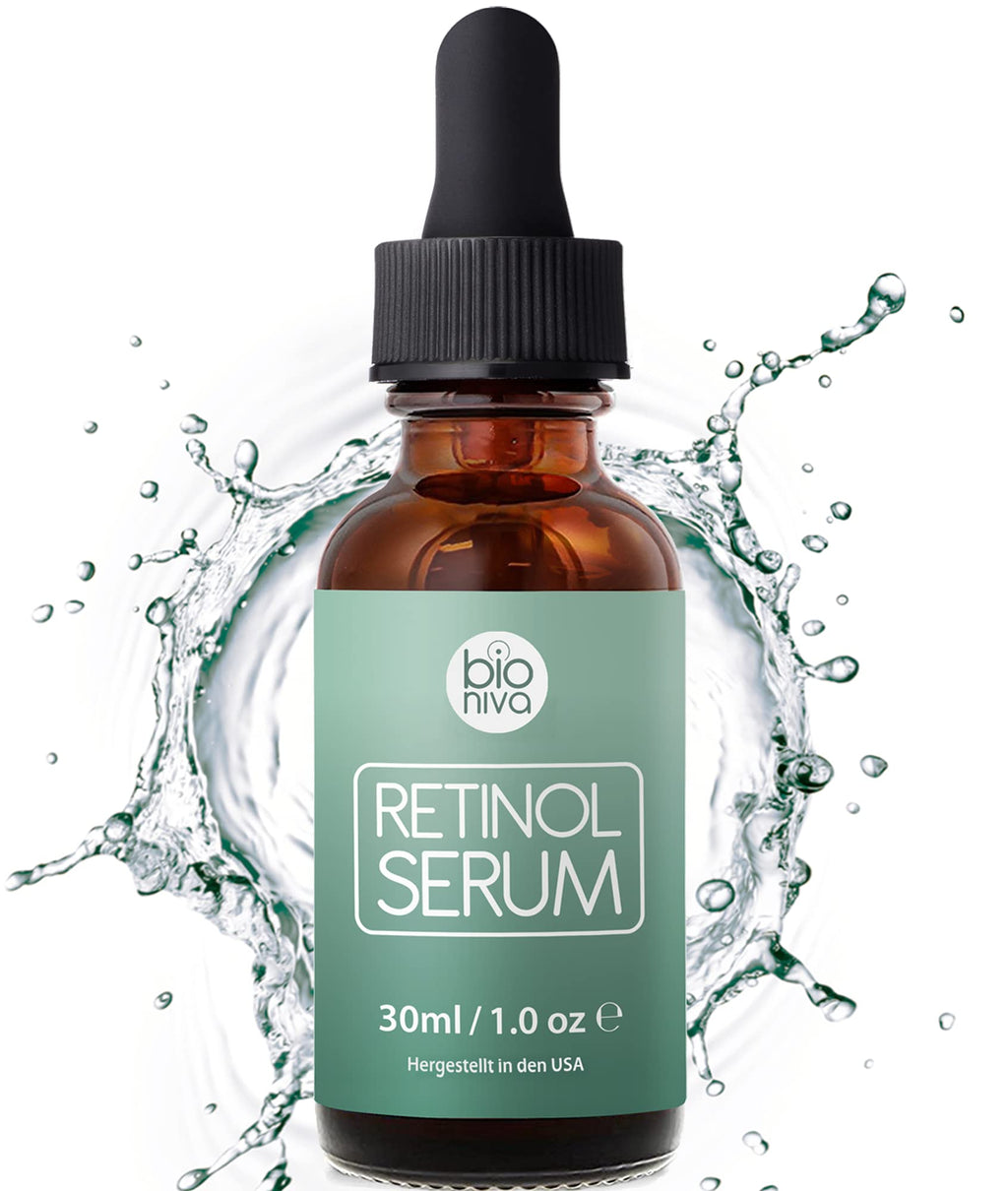 [Australia] - Retinol Serum - Retinol Liposome Delivery System with Vitamin C, Aloe, and Vegan Hyaluronic Acid - High Strength Anti Aging Serum for face, d√©collet√© and body from Bioniva 30ml 