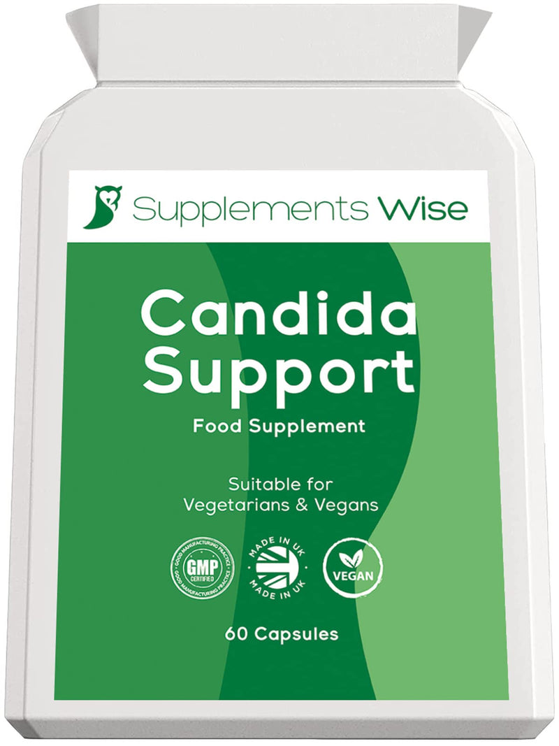 [Australia] - Candida Support, 60 Capsules - Thrush Treatment for Men and Women - Candida Treatment for Yeast Infections - Candida Complex Cleanse with Probiotics, Garlic, Caprylic Acid - Pessary, Cream Alternative 