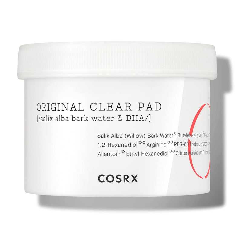 [Australia] - COSRX One Step Original Clear Pad, 70 pads | BHA Toner-soaked | Exfoliating and Cleansing Pad 