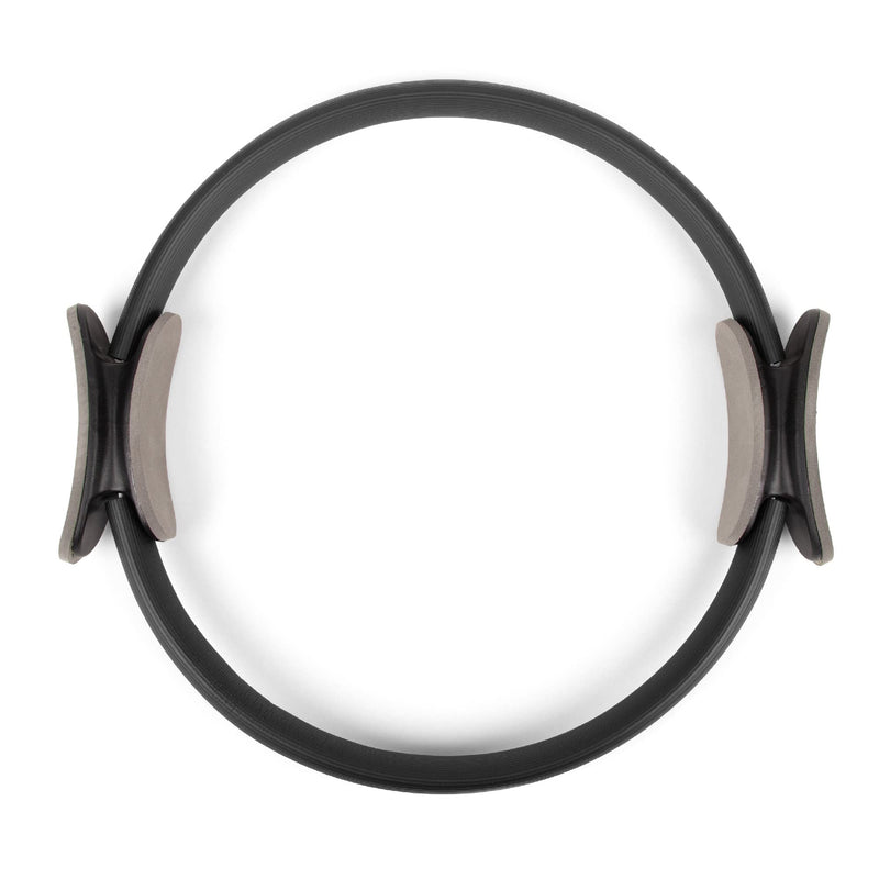 [Australia] - Phoenix Fitness RY1009 Pilates Ring Double Handle Exercise Circle Fitness Magic Circle Resistance Ring Dual Grip for Yoga Core Training 15 Inch, Black 
