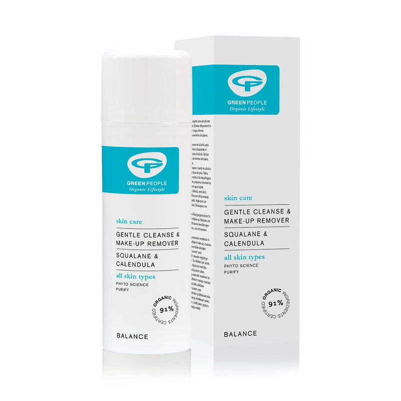 [Australia] - Green People Gentle Cleanse & Make Up Remover 150ml | Organic Facial Cleanser | Natural Face Wash for Normal Skin, Dry Skin | SLS-Free, Paraben Free & Ethyl Alcohol Free | Cruelty Free & Vegan 