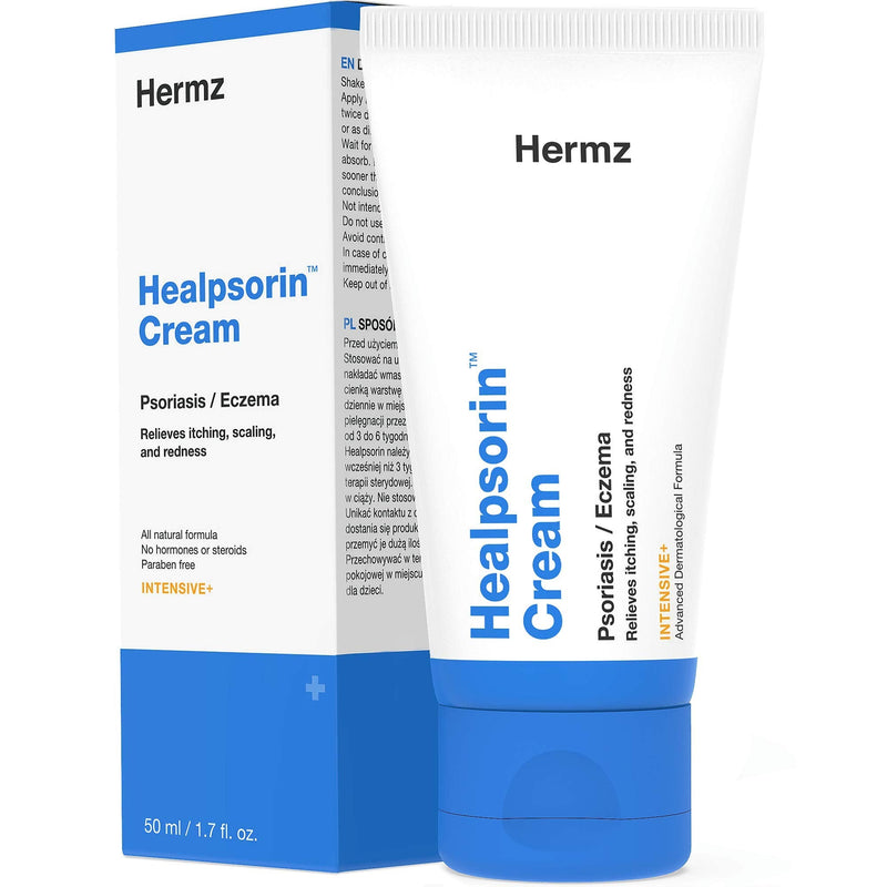 [Australia] - Cream for Psoriasis, Eczema, Rosacea and Dermatitis - Reduces Dryness and Inflammation - Treatment for Itchy, Cracked and Irritated Skin - Dermatology - Healpsorin 