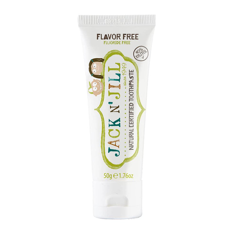 [Australia] - Jack N' Jill Kids Natural Toothpaste, Made with Natural Ingredients, Helps Soothe Gums and Fight Tooth Decay, Suitable from 6 Months Plus FlavourFree 1 x 50g Mint 50 g (Pack of 1) 