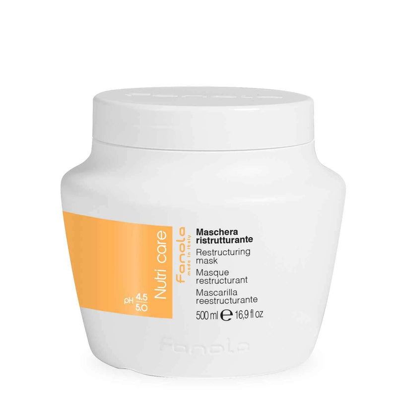 [Australia] - Fanola,500 ml (Pack of 1),Nutri Care Restructuring Mask 500ml Nutri Care Restructuring Hair Mask - 500 ML 