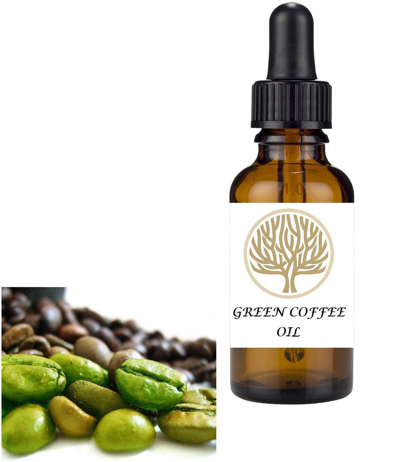 [Australia] - 100% NATURAL Green Coffee Virgin Cold Pressed Oil. Mature & Aging Skin Dry, Cracked Skin, Eczema, Psoriasis and Other Skin Conditions, Dry& Brittle and Damaged Hair, Lip Care (30ml) 30 ml (Pack of 1) 