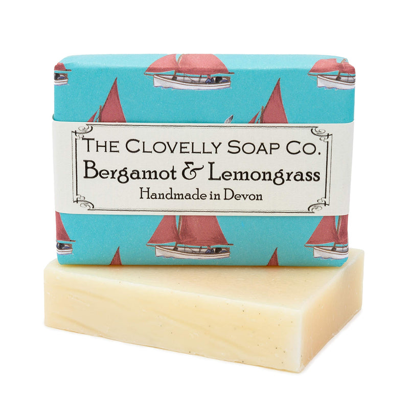 [Australia] - Clovelly Soap Co Natural Handmade Bergamot Lemongrass and Lime Soap Bar for all Skin Types 100g 