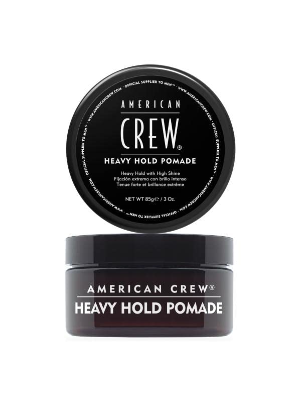 [Australia] - American Crew Heavy Hold Pomade with High Hold & Shine for Smooth & Sculpted Styles (85g) Water-based Formula, Hair Styling for Men 