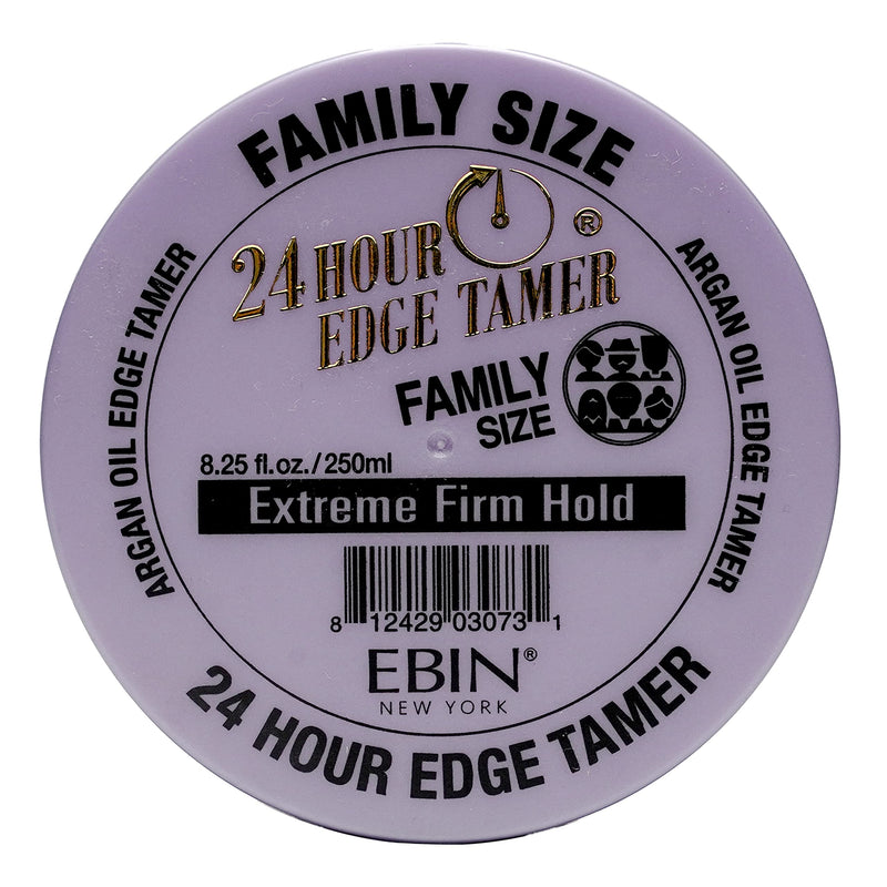 [Australia] - EBIN NEW YORK 24 Hour Edge Tamer, Extreme Firm Hold, 8.25 Oz - No Flaking, No White Residue, Shine and Smooth texture with Argan Oil and Castor Oil 8.25 Ounce (Pack of 1) 