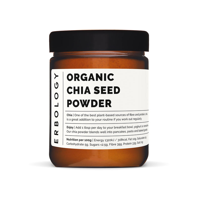[Australia] - Organic Chia Powder 125g - from Cold-Pressed Chia Seeds - Rich in Protein and Fibre - Raw - Vegan - Gluten-Free 