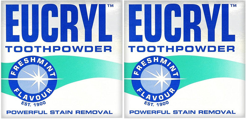 [Australia] - x2 Eucryl Smokers Tooth Powder Freshmint Flavour 50g 