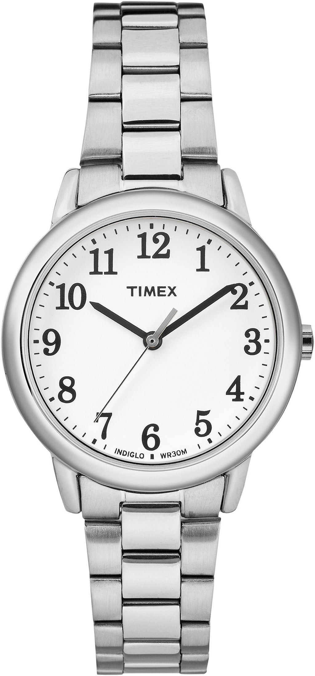 [Australia] - Timex Women's Easy Reader 30 mm Bracelet Watch Silvertone 