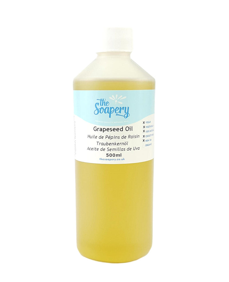 [Australia] - Grapeseed oil 500ml - Cosmetic Grade - Also a Carrier Oil for Massage and Aromatherapy 