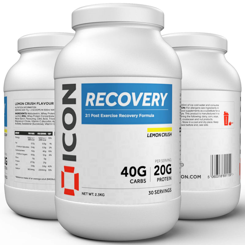 [Australia] - Recovery Post Workout Protein Shake Drink with L-Glutamine, Leucine, Vitamin C, D and E - 30 Serving Powder Formula (2.3kg) - Lemon Crush 2.3kg 
