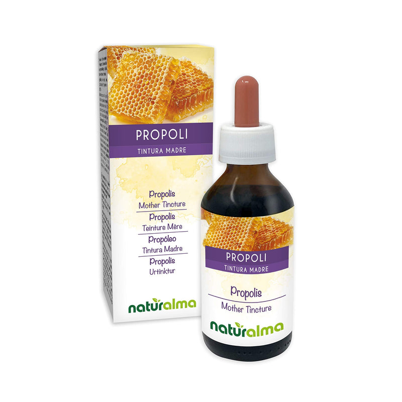 [Australia] - Propolis (Propolis) Resin Alcohol-Free Mother Tincture Naturalma | Liquid Extract Drops 100 ml | Food Supplement 100 ml (Pack of 1) 