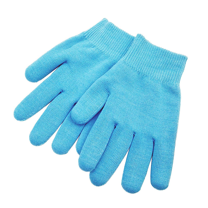 [Australia] - Pinkiou Hands Moisturizing Gloves Women Whitening Softening Moisturising Gloves SPA Gel Inner (Blue) Blue 