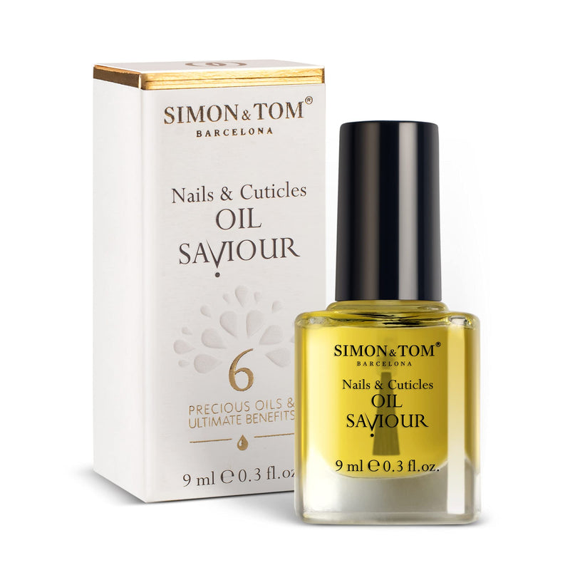 [Australia] - Simon&Tom Nail Oil Saviour - Nails and Cuticles Repair Treatment - 9 ml - For dry, flaking and split Nails - Accelerates Growth - With Organic Argan Oil - Jojoba and Sweet Almond Oil - Made in Spain 
