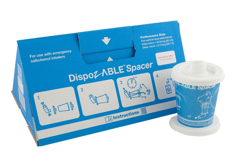 [Australia] - Clement Clarke DispoZable Disposable MDI Spacer (x10) - Ideal For Schools + Clinics 