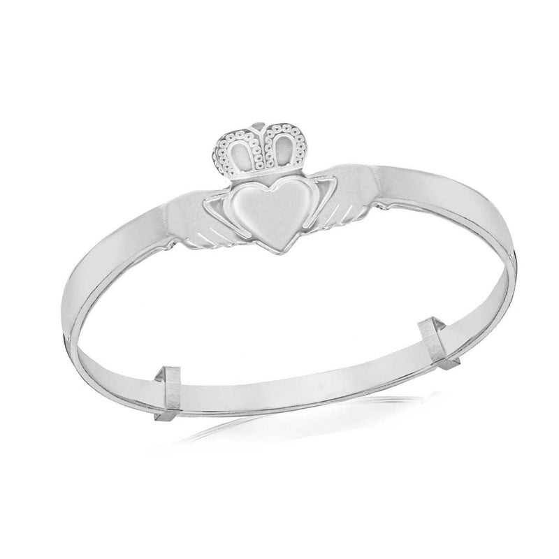 [Australia] - Tuscany Silver Sterling Silver Claddagh Baby Bangle 